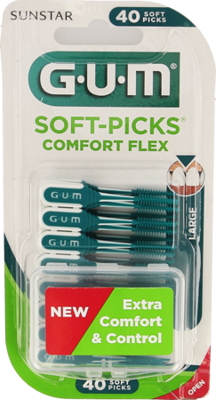 Gum Softpicks Comfort Flex Large 40