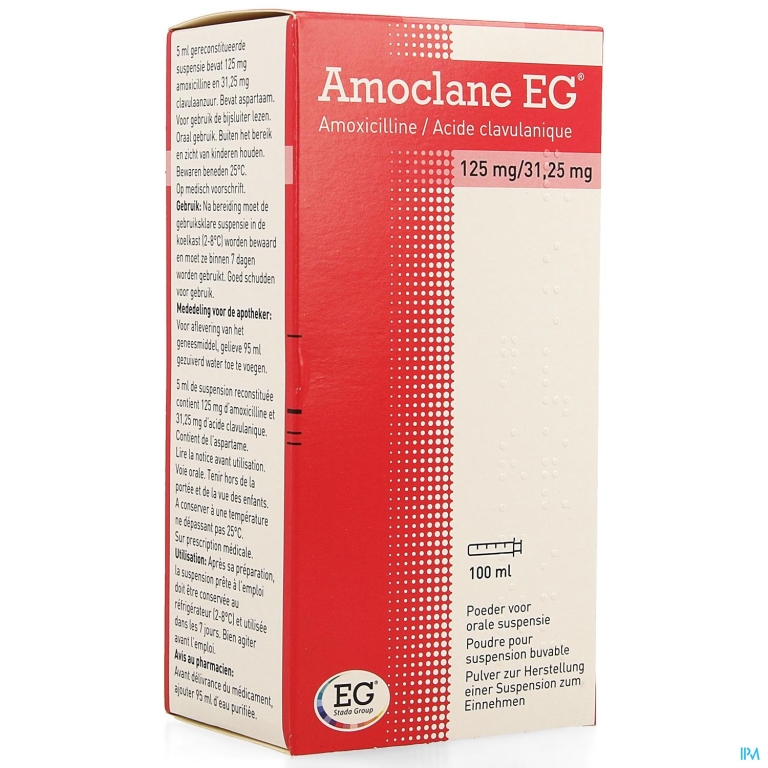 Amoclane EG 125Mg/31,25Mg/5Ml Drinkb.Susp  100Ml