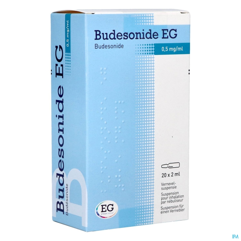 Budesonide EG 0,50Mg/Ml Vernevelsusp Amp 20X2Ml