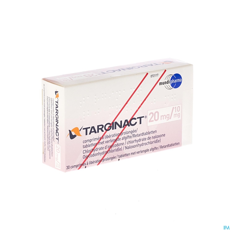 Targinact Comp Prol 20/10mg Comp 30