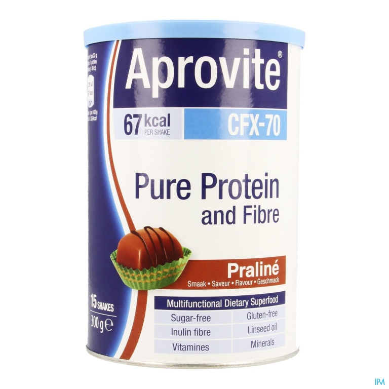Aprovite Cfx70 Protein Praline Pdr 300g 15 Shakes
