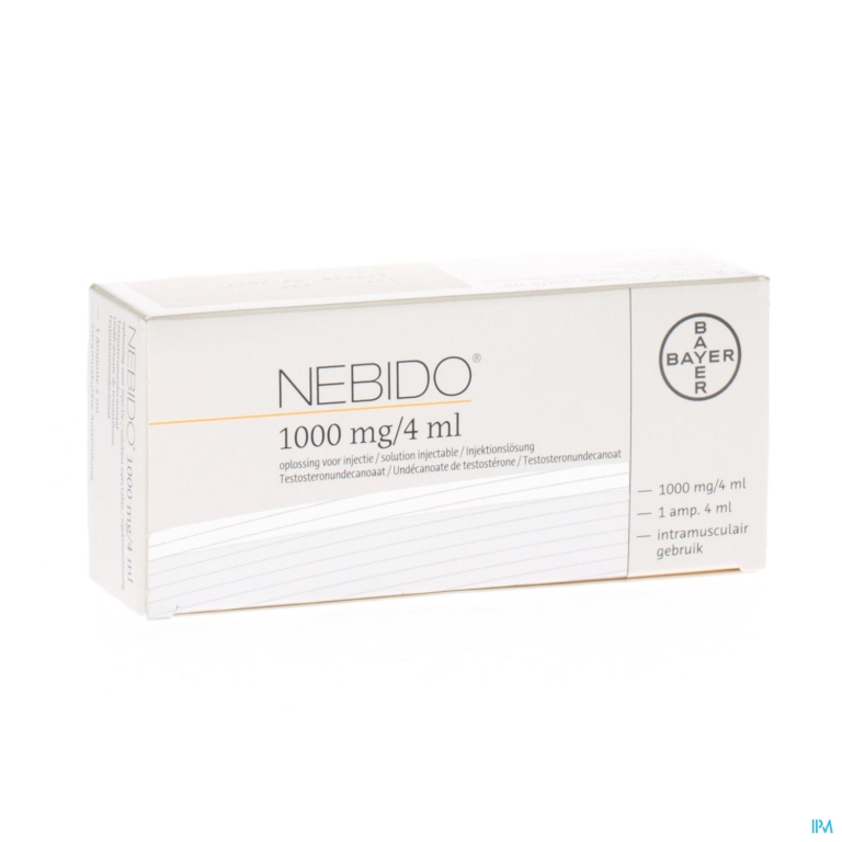 Nebido 1000mg/4ml Sol Inj 1 Amp