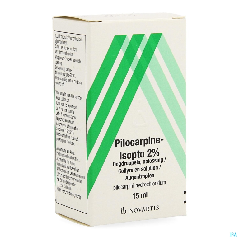 Pilocarpine-isopto 2 % Collyre 15ml