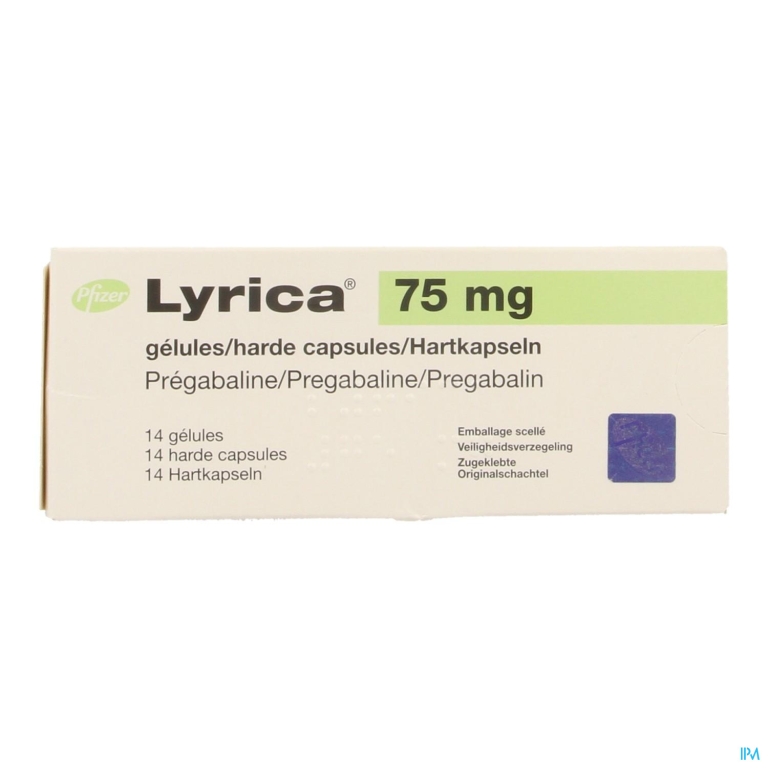 Lyrica 75mg Harde Caps 14 X 75mg