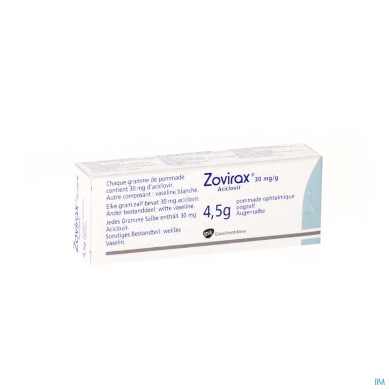 Zovirax Ung Opht 1 X 4,5g 3%