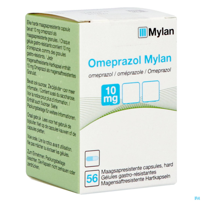 Omeprazol Mylan Caps 56 X 10mg