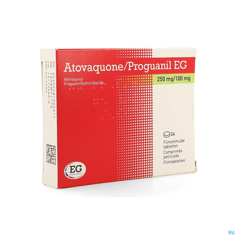 Atovaquone Proguanil EG 250Mg/100Mg Film.Tabl  24