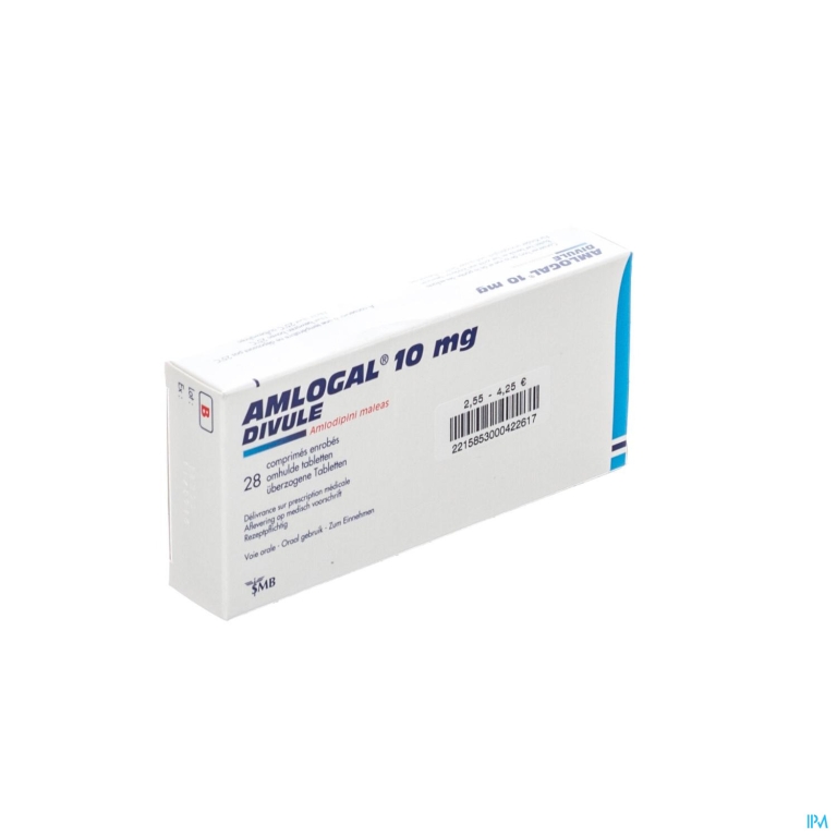 Amlogal Divule 10mg Comp Enrob 28 X 10mg