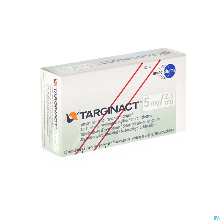 Targinact Comp Prol 5/2,5mg Comp 30