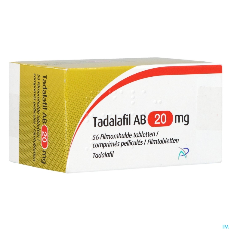 Tadalafil Ab 20mg Filmomh Tabl 56 X 20mg