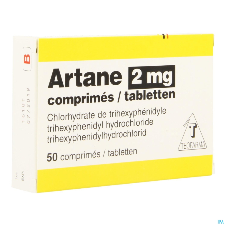 Artane 2mg Blister Comp 50 X 2mg