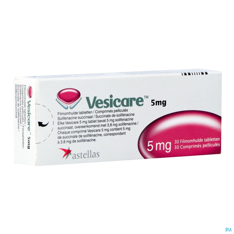 Vesicare Tabl 30 X 5mg