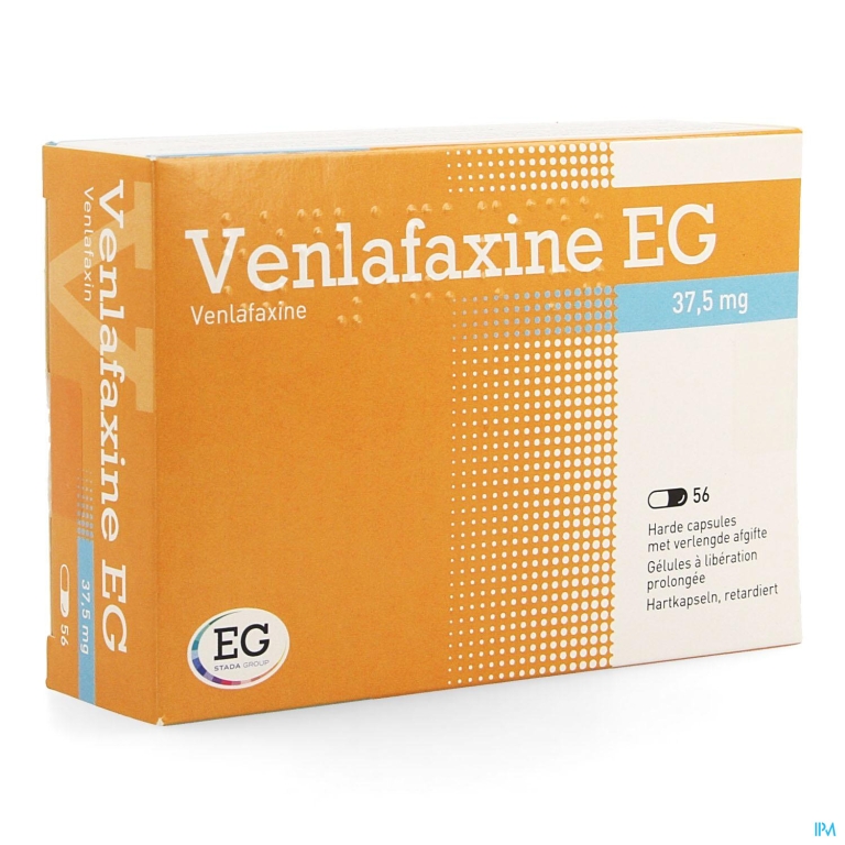 Venlafaxine EG 37,5 Mg Caps Verlengde Afgifte 56