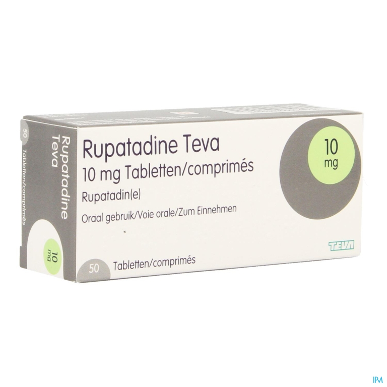 Rupatadine Teva 10mg Comp 50