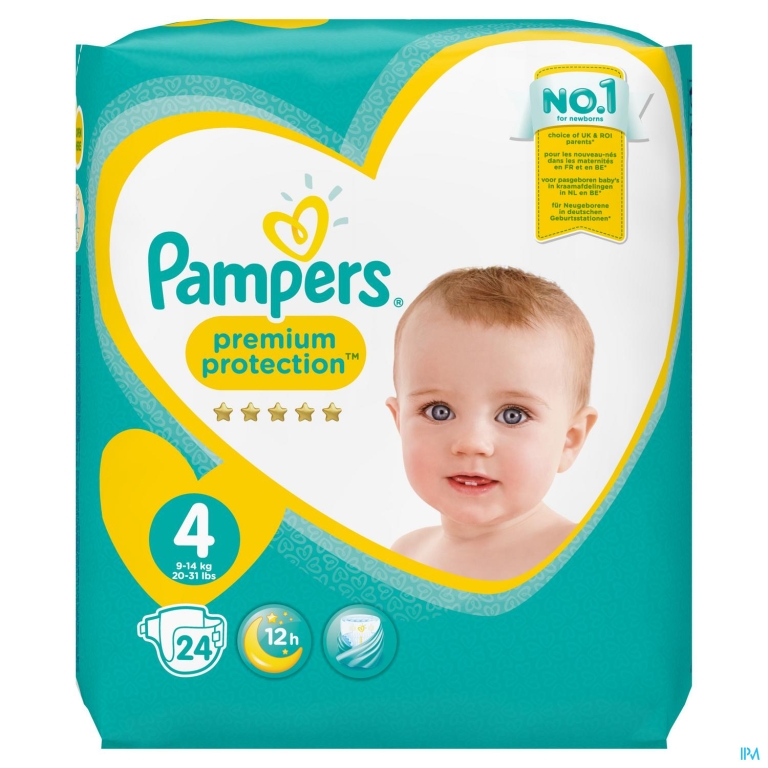 Pampers Premium Protection Carry Pack S4 24