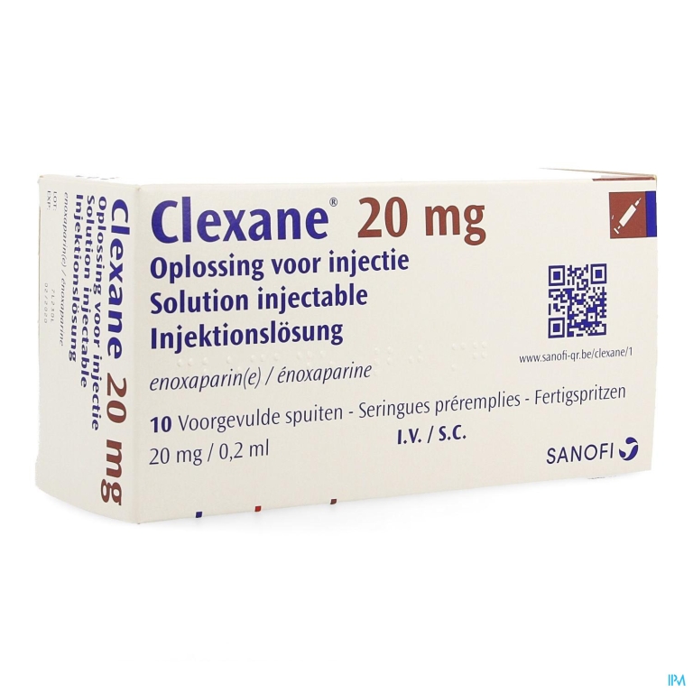 Clexane Spuit Inj 10 X 20mg/0,2ml