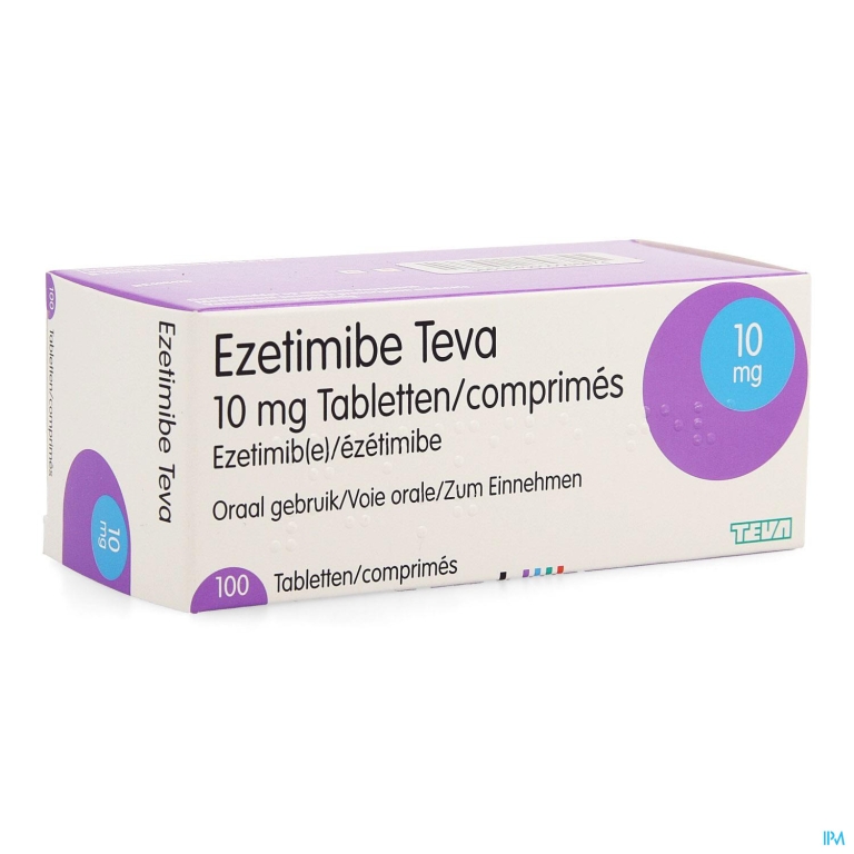 Ezetimibe Teva Generics 10mg Comp 100