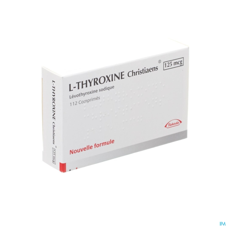 l Thyroxine Christiaens Comp 112×0,125mg