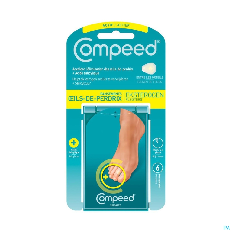 Compeed Eksteroog + 2in1 Met Salicylzuur 6