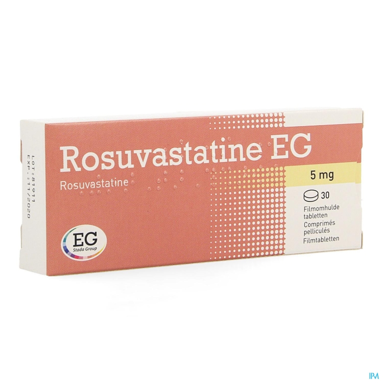 Rosuvastatine EG  5Mg Filmomh Tabl  30 X  5Mg