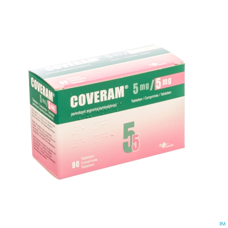 Coveram 5mg/ 5mg Impexeco Comp 90 Pip