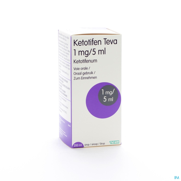 Ketotifen Teva Sir 200ml 1mg/5ml