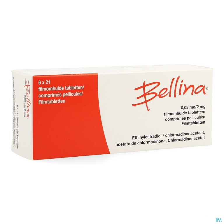 Bellina 0,03mg/2mg Comp 6 X 21