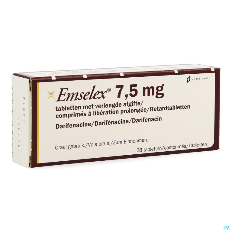 Emselex Verlengde Afgifte Tabl 28 X 7,5mg