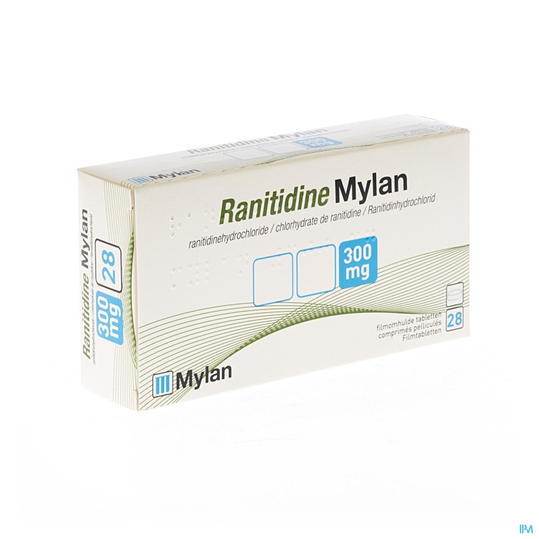 Ranitidine Mylan Tabl 28x300mg