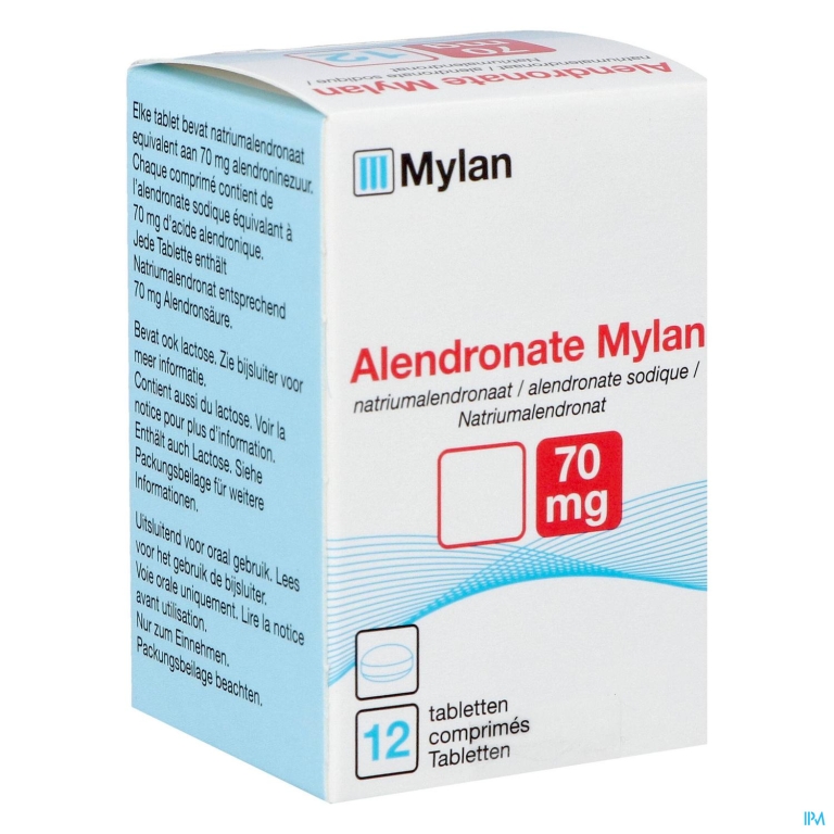 Alendronate Mylan 70mg Comp 12 X 70mg Flac