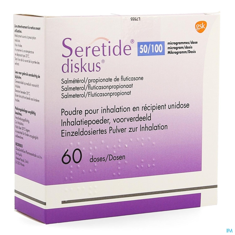 Seretide Diskus Dos 60 50mcg/100mcg