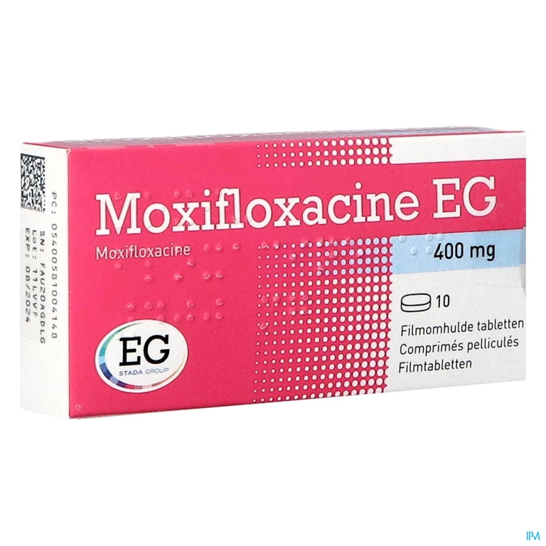 Moxifloxacin EG 400 Mg Filmomh Tabl 10