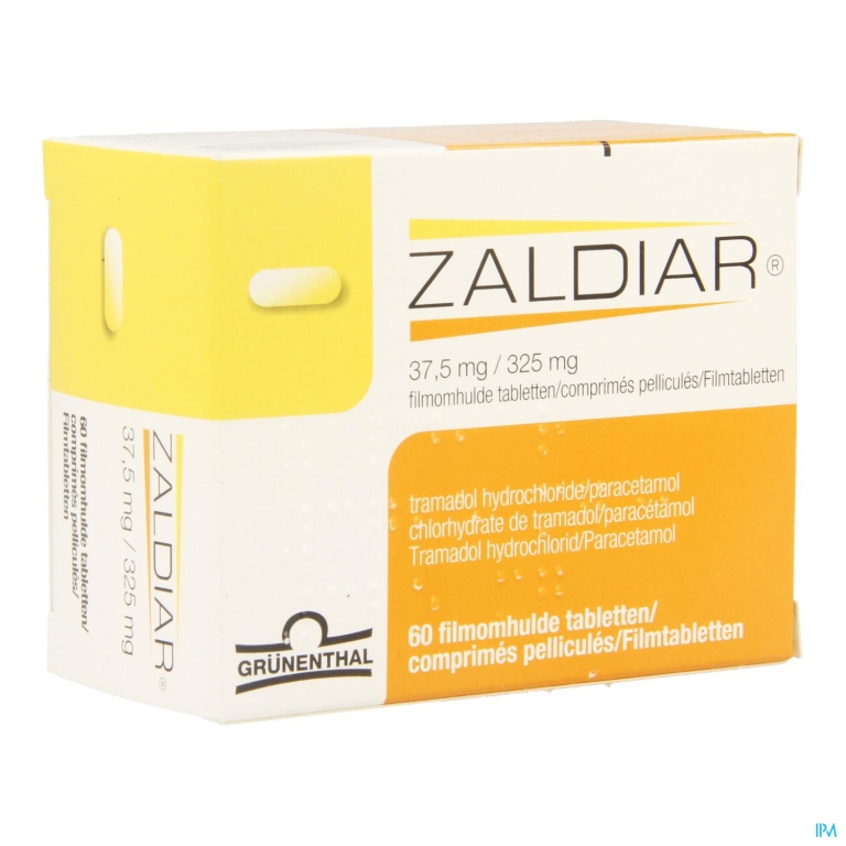 Zaldiar 37,5mg/325mg Pi Pharma Filmomh Tabl 60 Pip