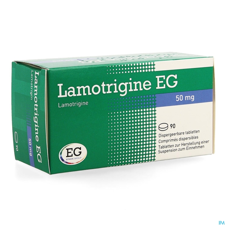 Lamotrigine EG  50Mg Tabl Disp 90X50Mg