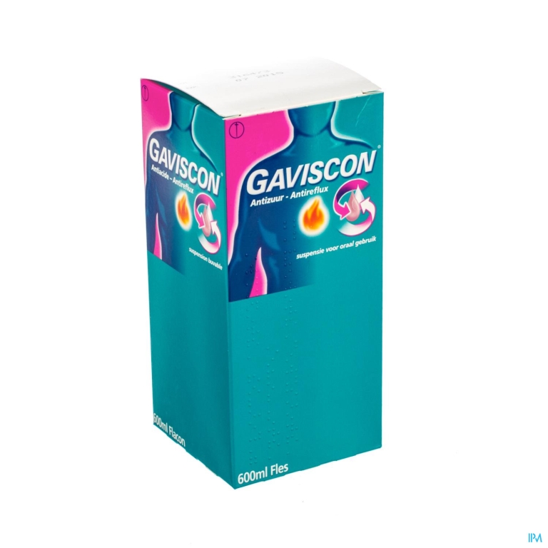 Gaviscon Antizuur-antireflux Susp Oraal Gebr.600ml