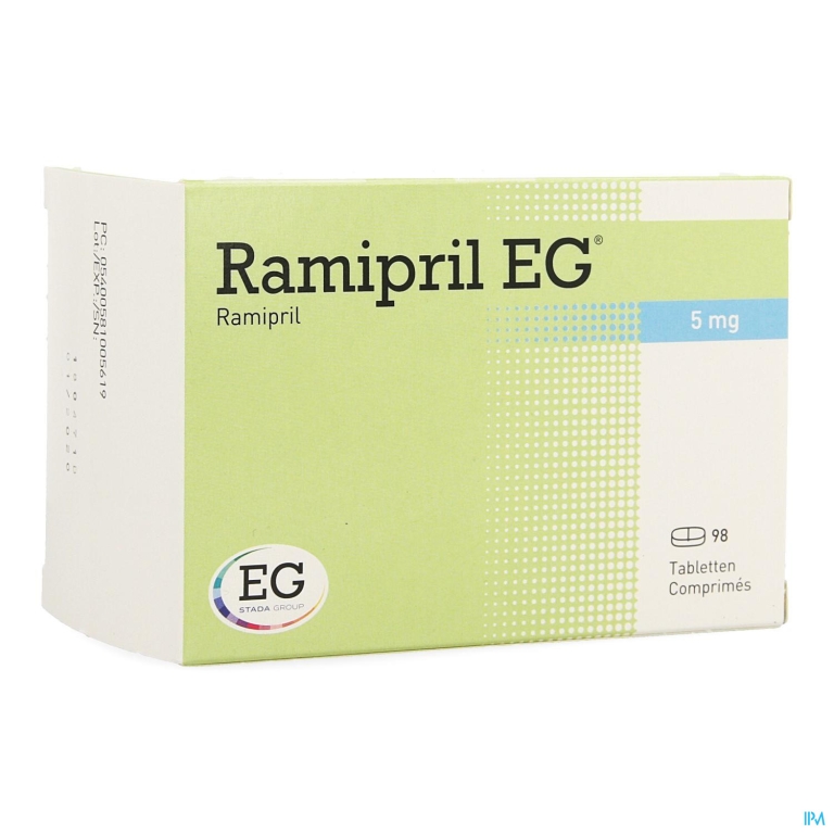 Ramipril EG 5Mg Tabl 98X5Mg