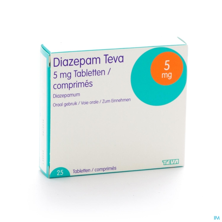 Diazepam Teva Tabl 25x 5mg