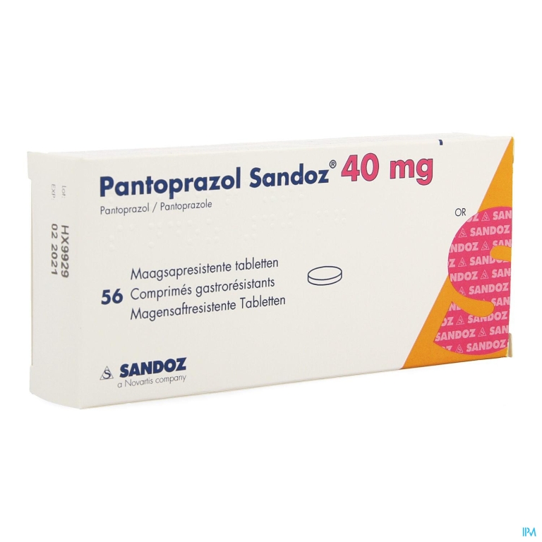 Pantoprazol Sandoz Impex. 40mg Gastro. Comp 56 Pip