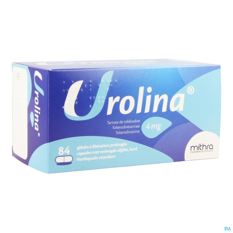 Urolina 4mg Verlengde Afgifte Harde Caps 84 X 4mg