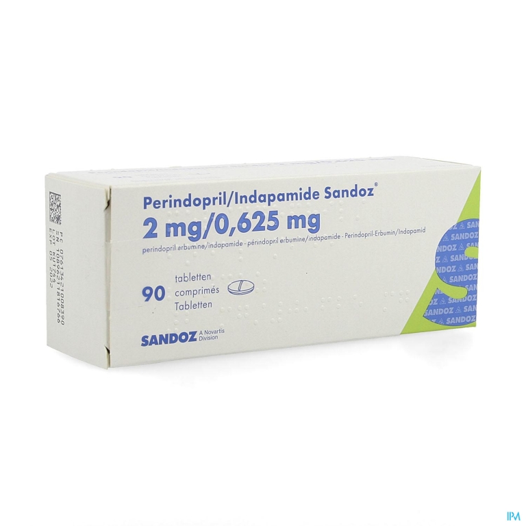 Perindopril/indapamide Sandoz Tabl 90x2mg/0,625mg