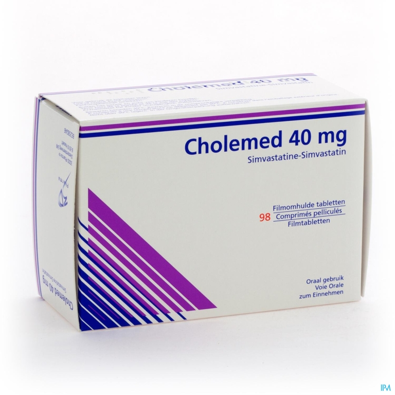 Cholemed 40mg Comp Enrob 98 X 40mg