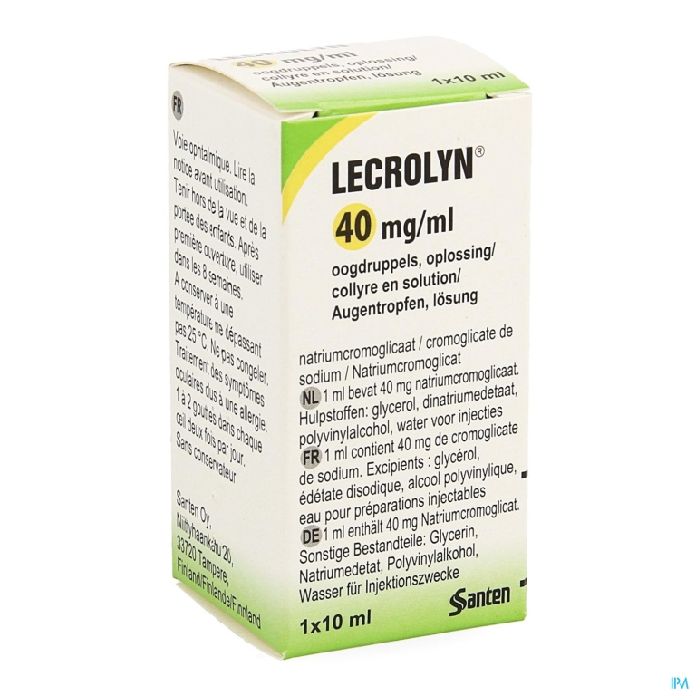 Lecrolyn 40mg/ml Oogdruppels 10ml