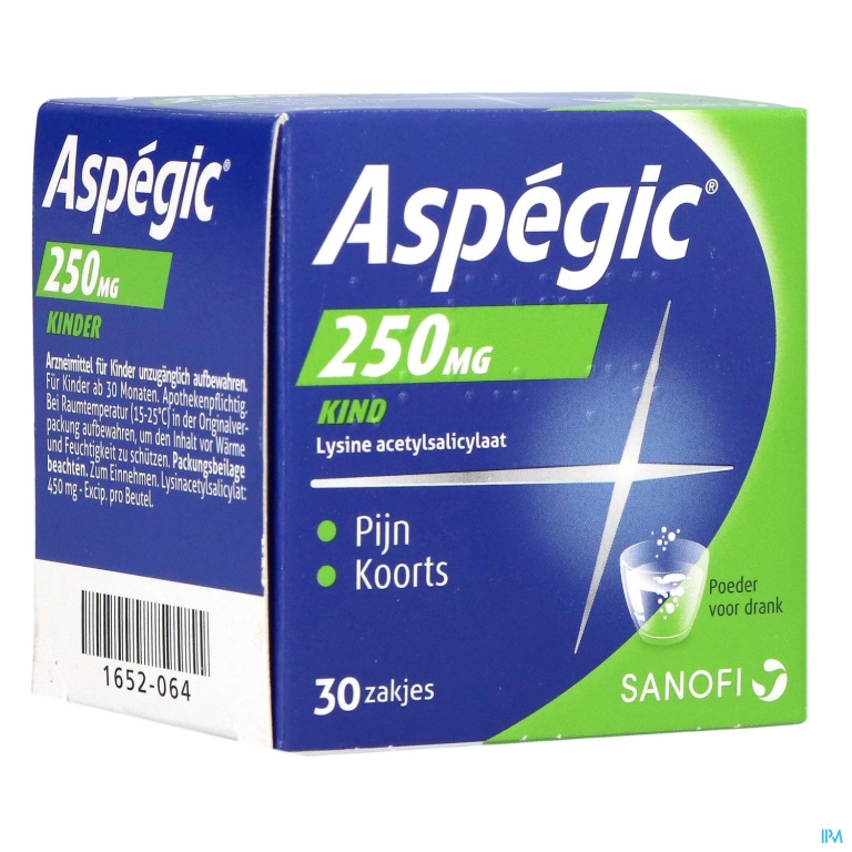 Aspegic 250 Pulv 30x 250mg