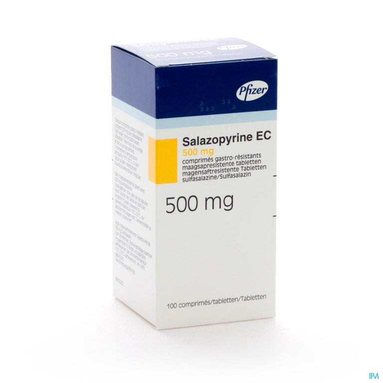 Salazopyrine Ec Drag 100 X 500mg