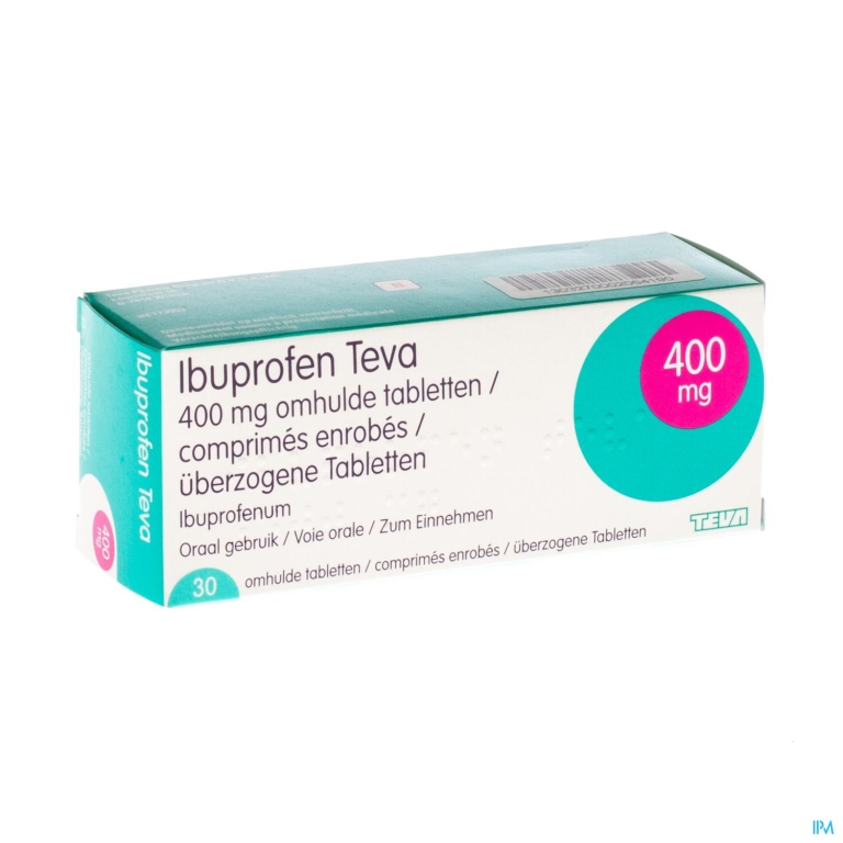 Ibuprofen Teva Drag 30 X 400mg