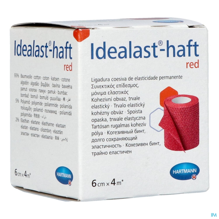 Idealast-haft Rood 6cmx4m 1 P/s