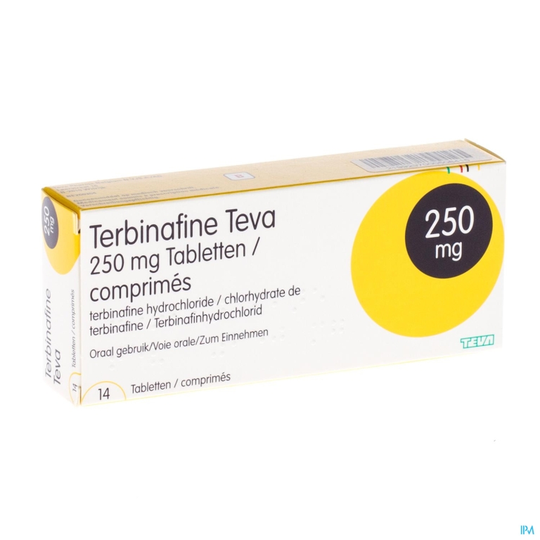 Terbinafine Teva Comp 14 X 250mg