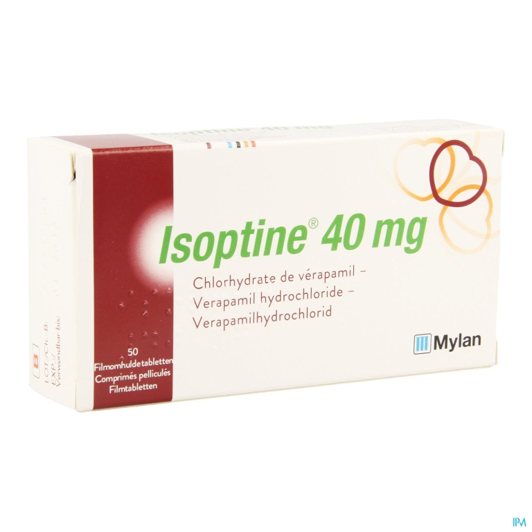 Isoptine Filmomh Tabl 50 X 40mg