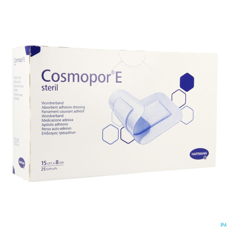 Cosmopor E Latexfree 15x8cm 25 P/s