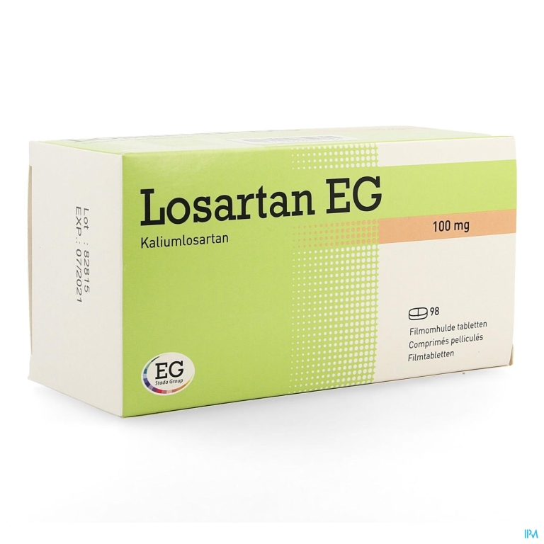 Losartan EG Filmomh Tabl 98X100Mg